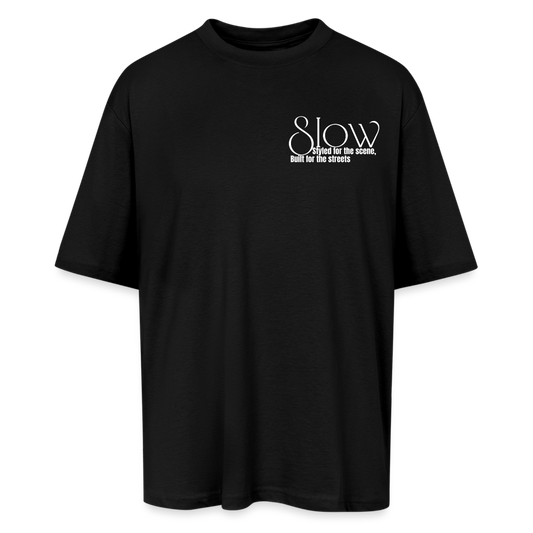 Oversized T-Shirt - "Slow" - black